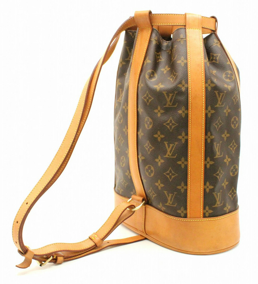 Louis Vuitton Shoulder Randonee One Monogram Bag Semi Brown
